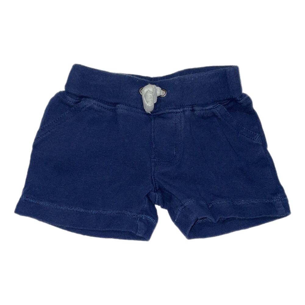 Carter’s Casual Faux Drawstring Shorts Baby Size 3 Months Navy